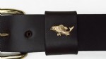 Large Mouth Bass Leather Belt 1.50" - 1815/1.5